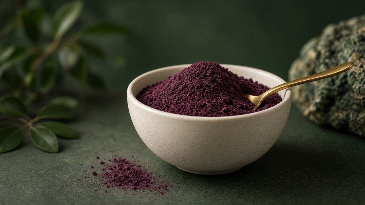 100% organic fine açaí powder for blends, capsules, and dry applications